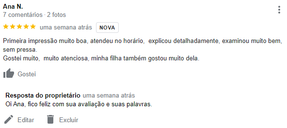 Avaliação Dra Nicole Cotrim Godoy - Endócrino Pediatra