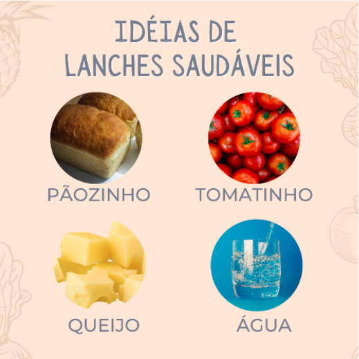 Alimentação Saudável - idéias lanches saudáveis
