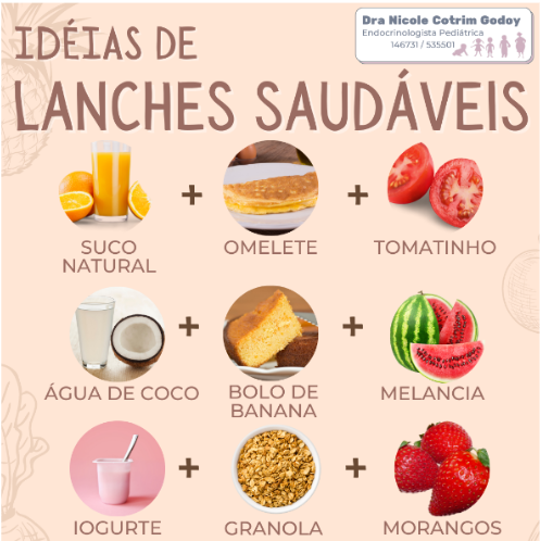 Alimentação Saudável - idéias lanches saudáveis