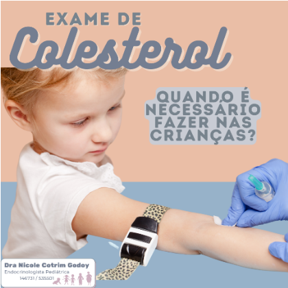 Colesterol nas crianças - quando é necessário nas crianças